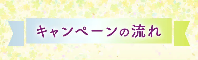 無料体験キャンペーンの流れ